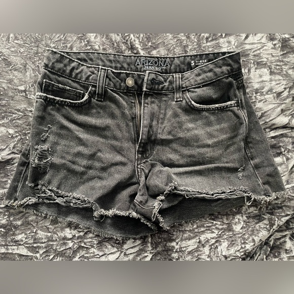 Black Jean shorts - Picture 1 of 2